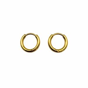 #41 | 8 mm | Hoop/ Huggie  Earrings - Gold